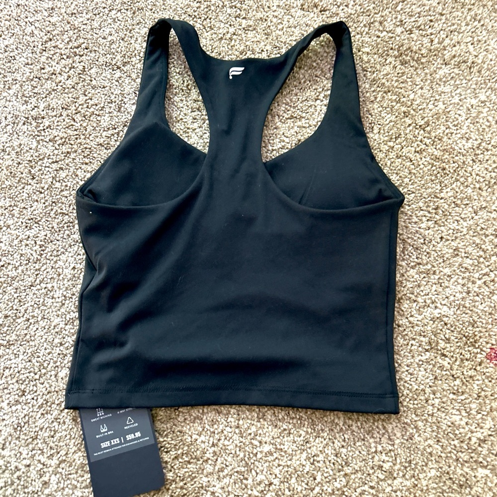 Fabletics black tank top- workout clothes